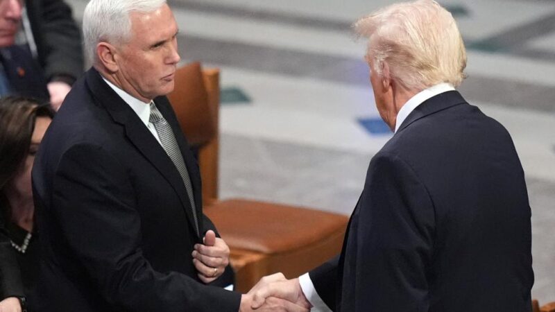 Mike Pence reveals what he said to Trump at Jimmy Carter’s funeral