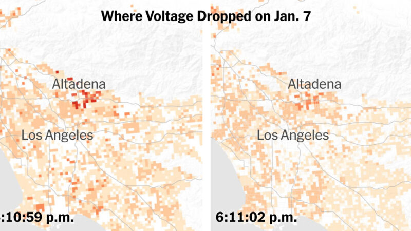 New Data Shows Major Electrical Disruption Ahead of Eaton Fire