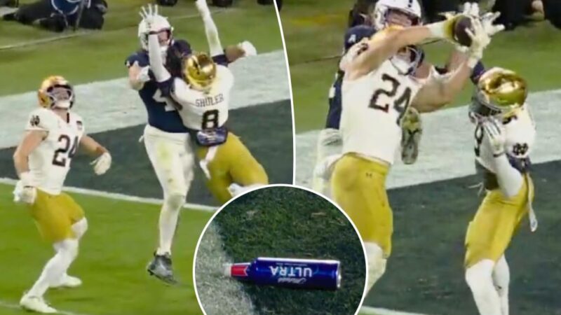 Notre Dame pass interference leads to Penn State TD, beers flying at Orange Bowl