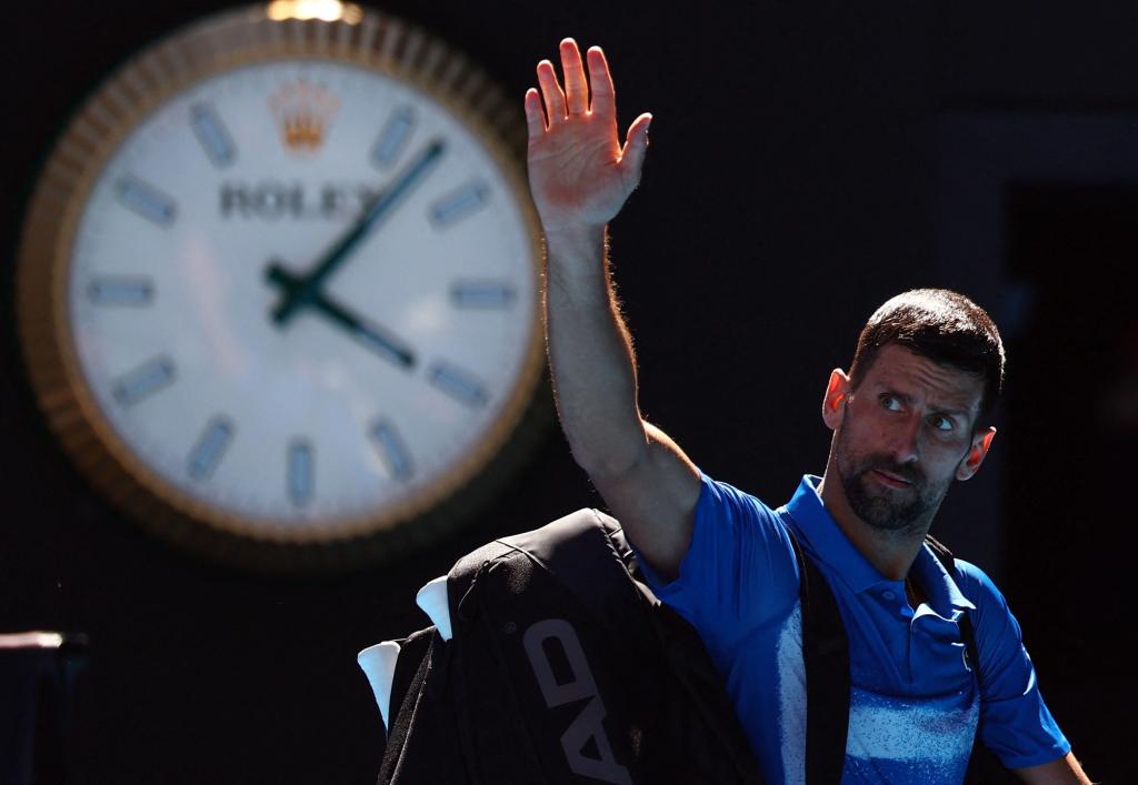 Novak Djokovic withdraws from Australian Open with leg injury