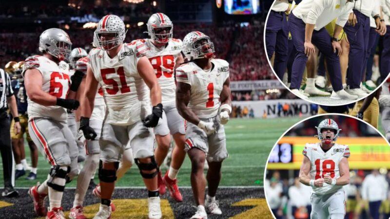 Ohio State staves off late Notre Dame rally to win CFP championship