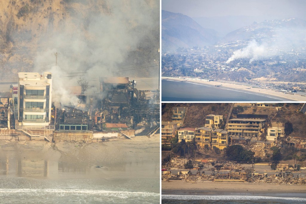 Pacific Coast Highway in ruins as new photos show utter destruction along once beautiful oceanfront