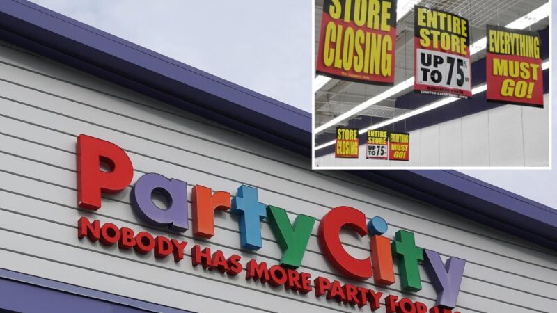 Party City to auction off leases to all 695 US stores as it goes out of business