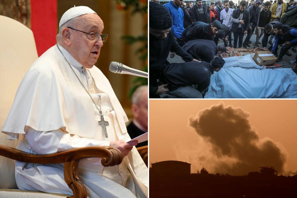 Pope Francis ramps up Israel criticism, calls Gaza situation ‘shameful’