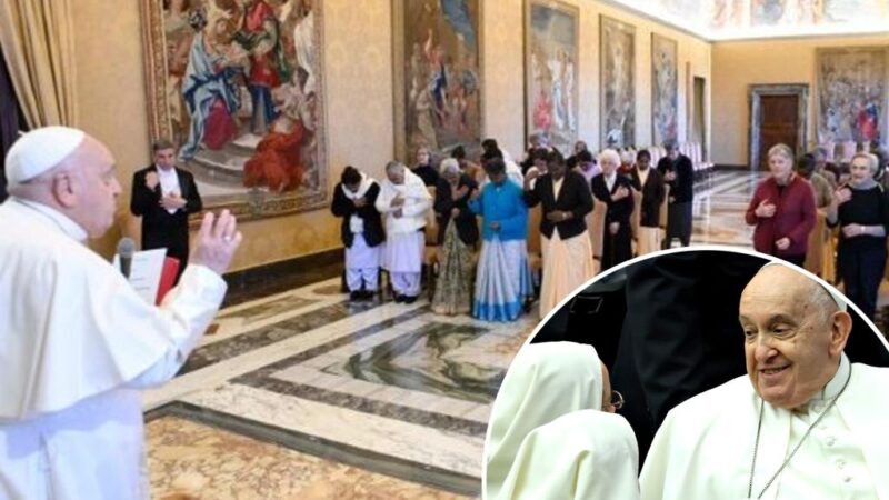 Pope Francis tells group nuns not to ‘gossip’ and to be more ‘friendly and loving’ during rant