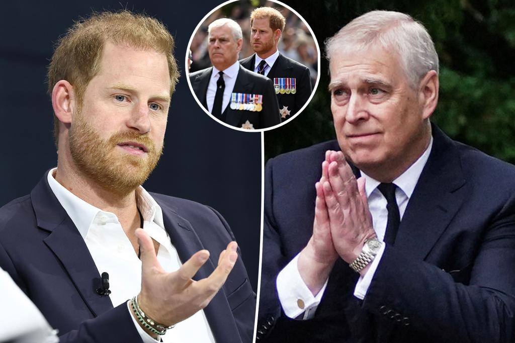 Prince Andrew and Prince Harry’s brutal nicknames given by palace staffers revealed