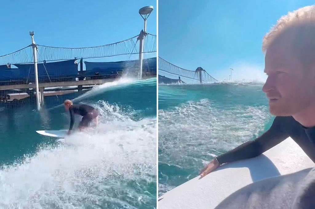 Prince Harry takes son Archie, 5, surfing in now-deleted photo