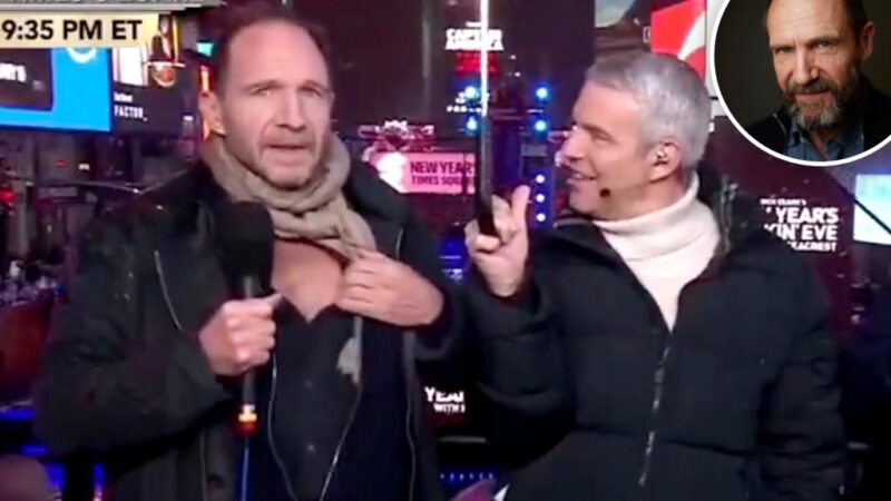 Ralph Fiennes recites ‘very demure, very mindful’ on New Year’s Eve