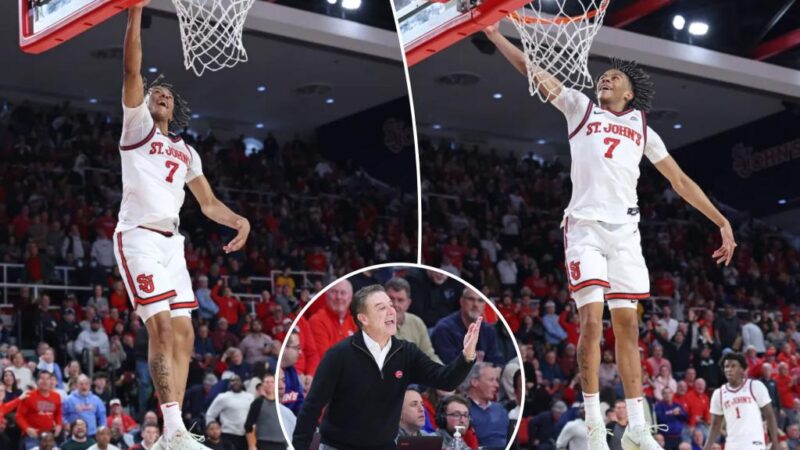 Rick Pitino slams St. John’s Simeon Wilcher for late dunk attempt