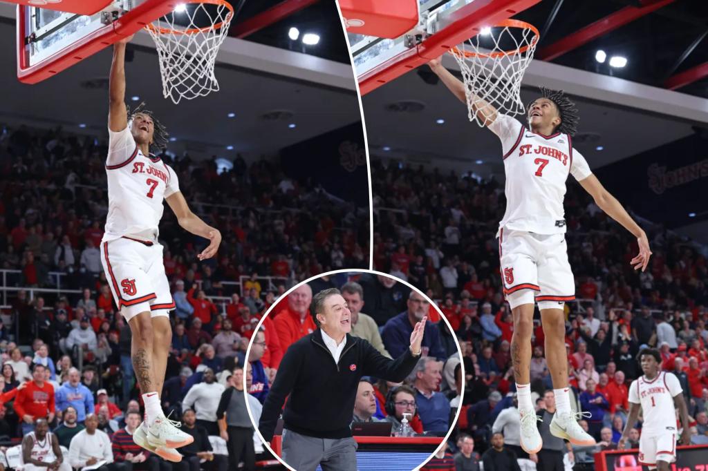 Rick Pitino slams St. John’s Simeon Wilcher for late dunk attempt