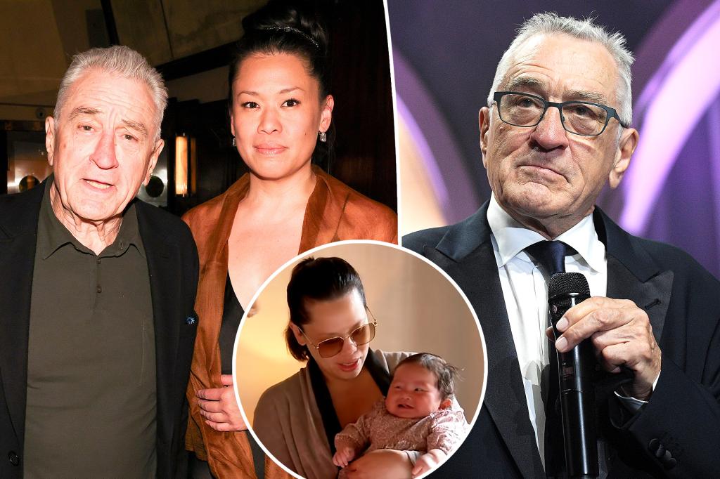 Robert De Niro, 81, confirms he doesn’t change his 1-year-old daughter’s diapers