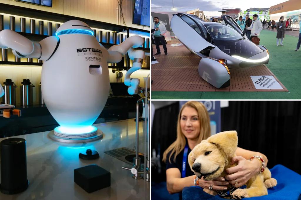 Robot bartenders, flying cars, automaton cats and dogs lead way at tech fest