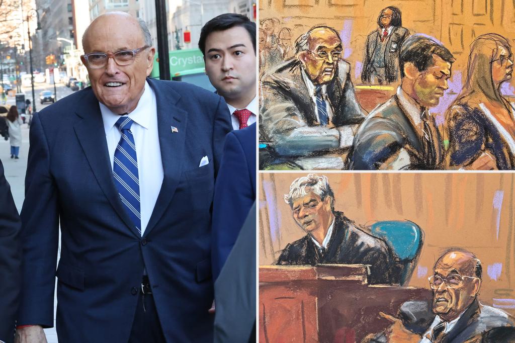 Rudy Giuliani grilled over Yankees memorabilia in defamation case