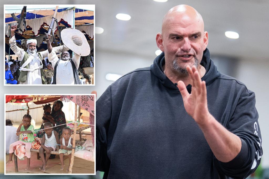 Sen. Fetterman rips anti-Israel ‘dopes’ who aren’t protesting ‘actual genocide’ in Sudan