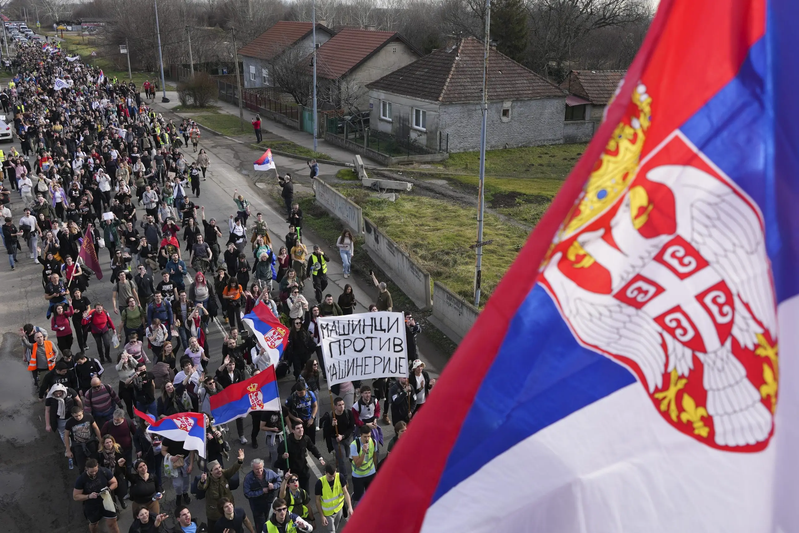 Serbia rocked by anti-corruption protests after construction tragedy