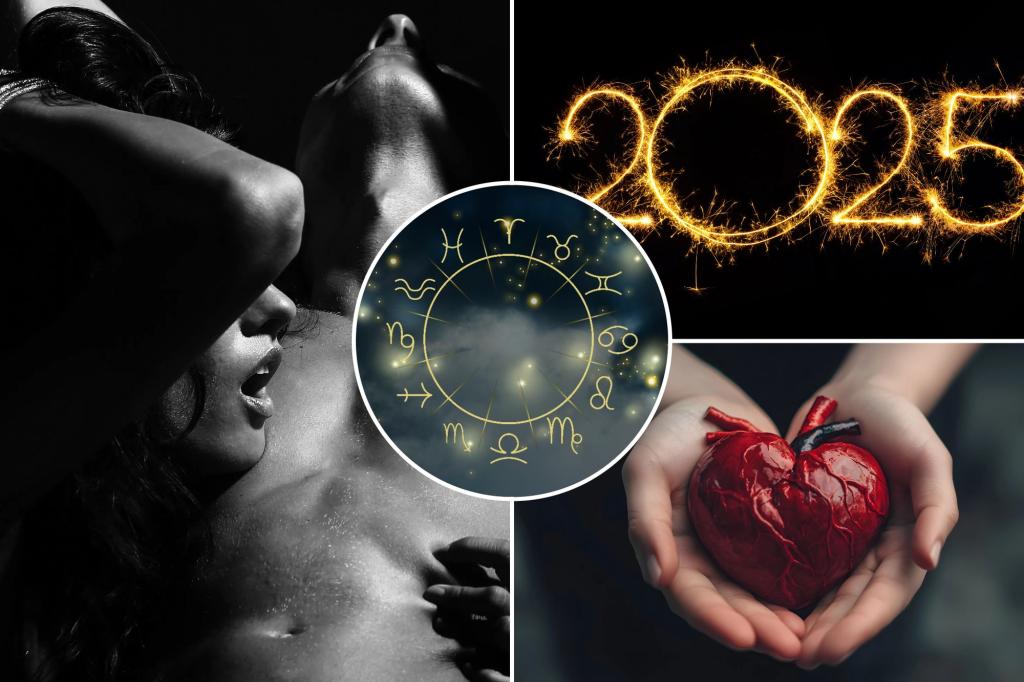 Sex and love predictions for every zodiac sign in 2025