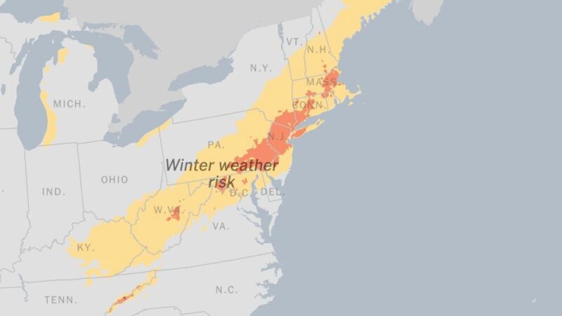 Significant Winter Storm Moves Into the Mid-Atlantic and Northeast