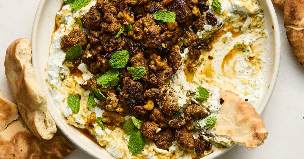 Smashing Smashed Beef Kebab With Cucumber Yogurt