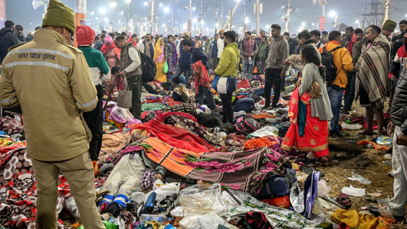 Stampede at India’s Maha Kumbh Mela Hindu Festival Leaves Pilgrims Hurt