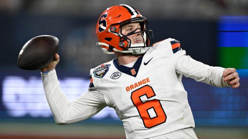 Syracuse’s Kyle McCord declares for 2025 NFL Draft