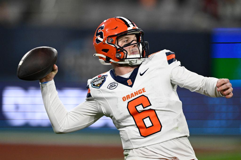 Syracuse’s Kyle McCord declares for 2025 NFL Draft