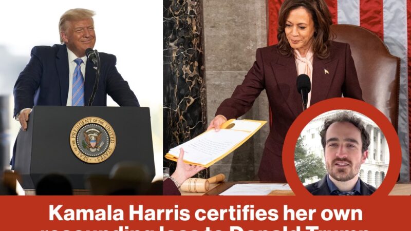 Kamala Harris certifies her own resounding loss to Donald Trump | Reporter Replay (Video)