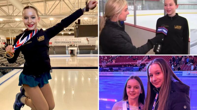 Teen ice skater, 14, shares future ambitions in heartbreaking video before dying alongside sister, 11, and parents in DC plane collision