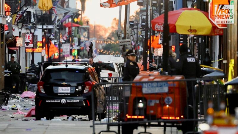 Ten dead and dozens injured after driver plows car into crowd on Bourbon Street, suspect dead