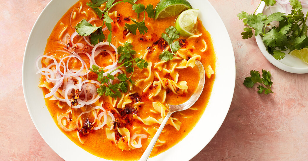 This Quick Noodle Soup Is Vivid in Every Sense of the Word