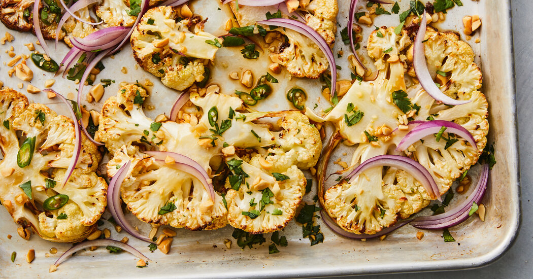 This Roasted Cauliflower Dish Is Positively Zingy