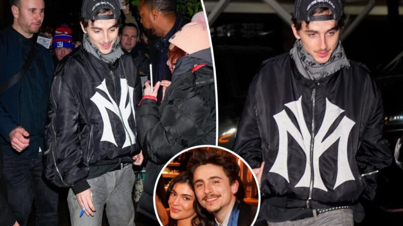 Timothée Chalamet hits ‘SNL’ afterparty without Kylie Jenner after hosting gig