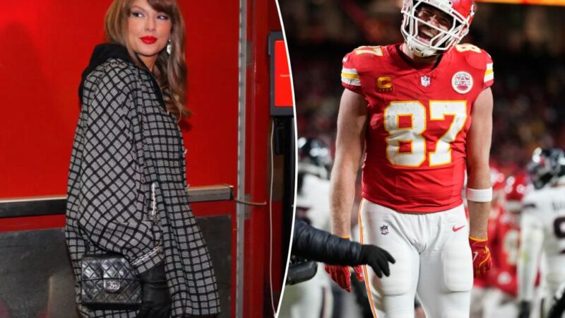 Travis Kelce hilariously makes Taylor Swift reference after Chiefs win