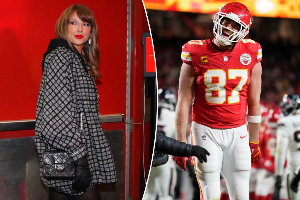 Travis Kelce hilariously makes Taylor Swift reference after Chiefs win