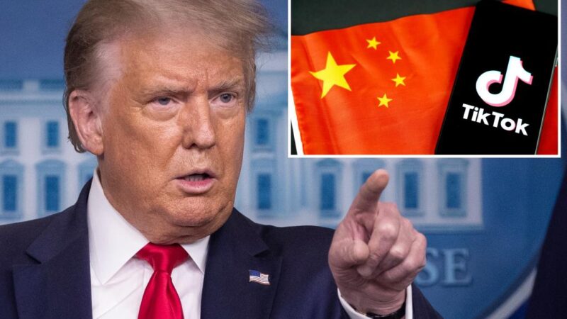 Trump downplays China using TikTok to spy on ‘kids watching crazy videos’