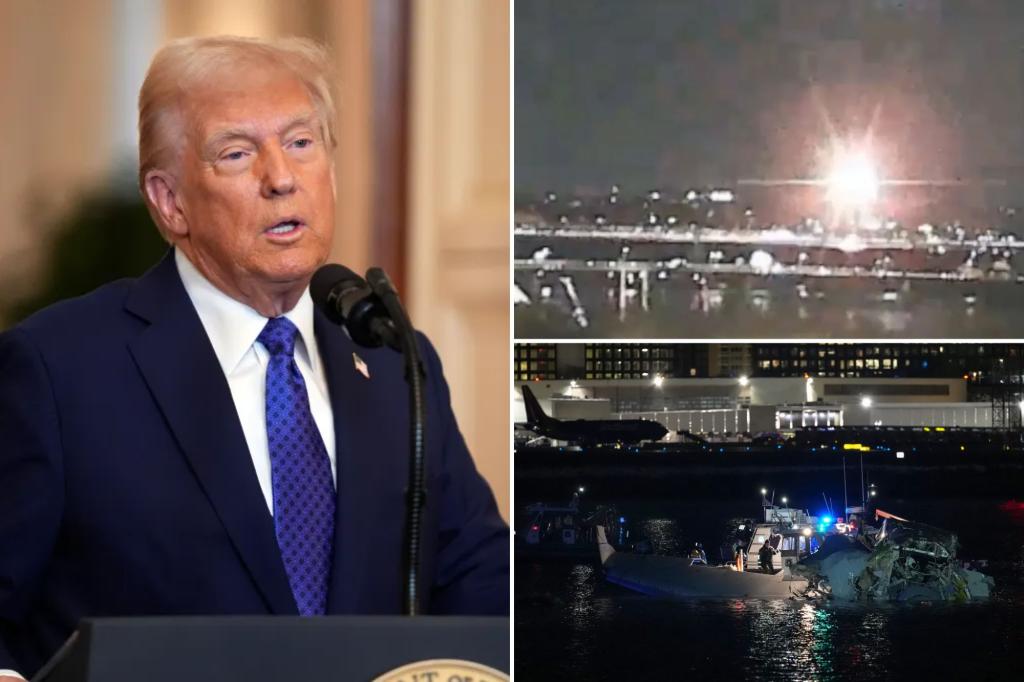 Trump says American Airlines Army helicopter crash should have been prevented