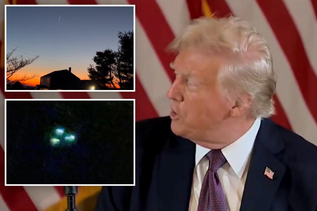 Trump says drones have been spotted over Bedminster, vows to figure out mystery sightings when he takes office