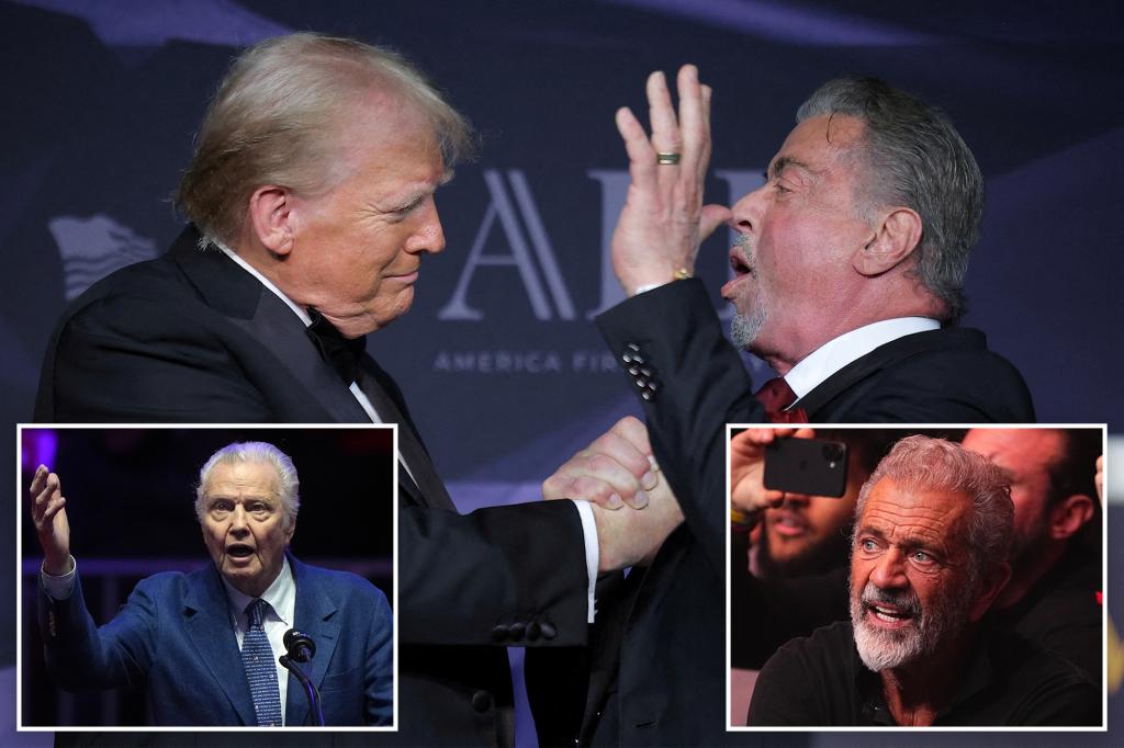 Trump says people must refer to Sylvester Stallone, Jon Voight, and Mel Gibson as ‘Mr. Ambassador’