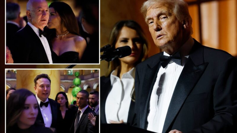 Trump speaks to loyal supporters at DC candlelight dinner night before inauguration