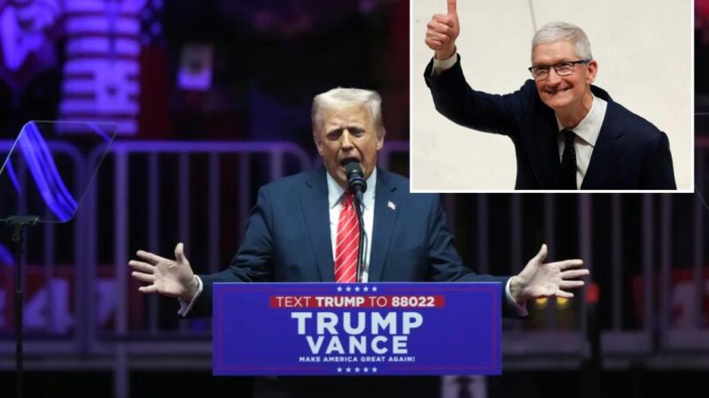 Trump speaks with Apple CEO Tim Cook, teases US investment