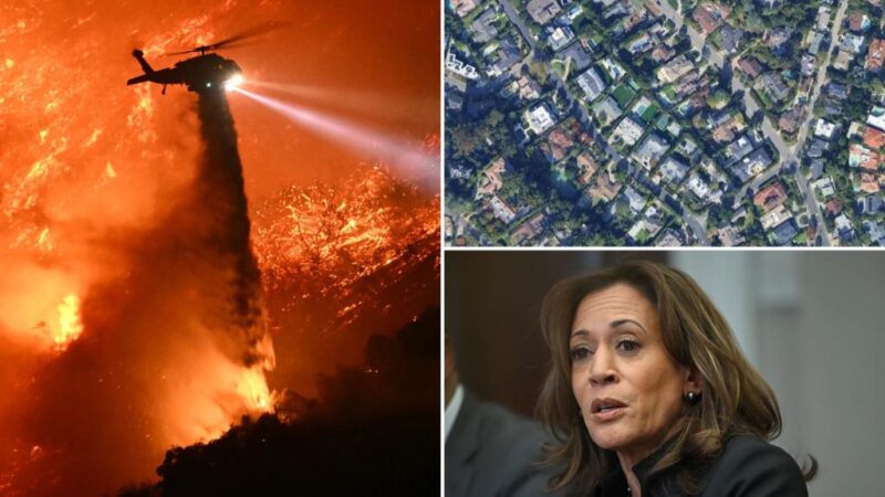 Two people arrested for violating curfew near Vice President Kamala Harris’ California home amid wildfires