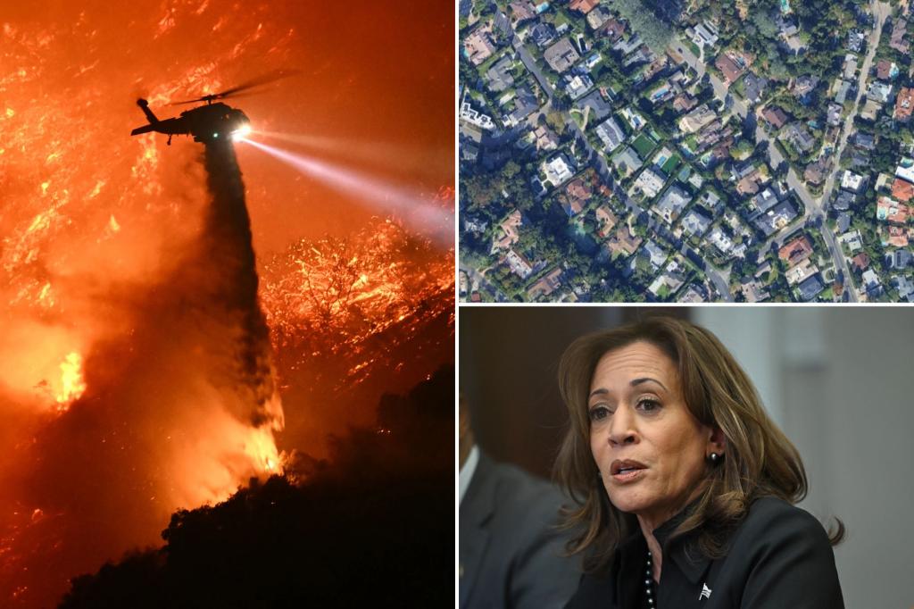 Two people arrested for violating curfew near Vice President Kamala Harris’ California home amid wildfires