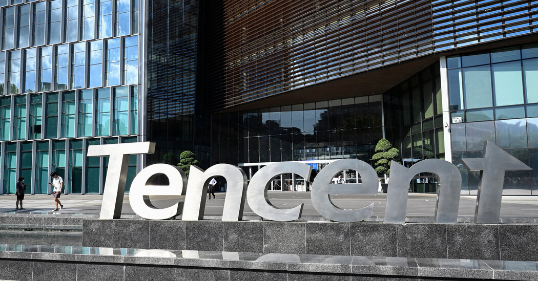 U.S. Adds Tencent to Chinese Military Companies Blacklist