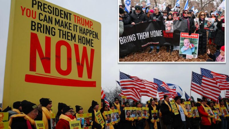 Noa Argamani joins families of Israeli hostages at DC rally to urge Trump to bring home every last loved one