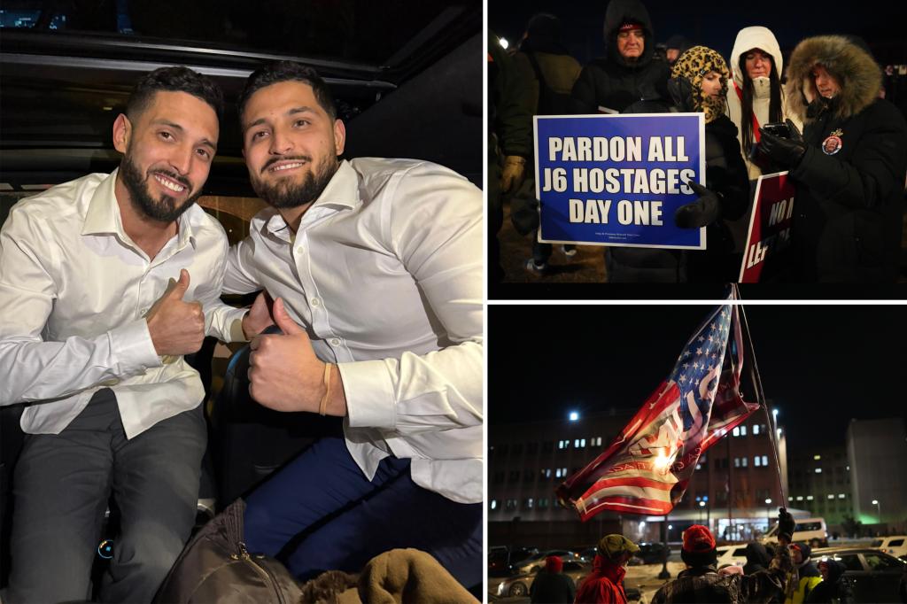 Two Jan. 6 prisoners, Andrew and Matthew Valentin, released from DC jail after Trump’s Day 1 pardon