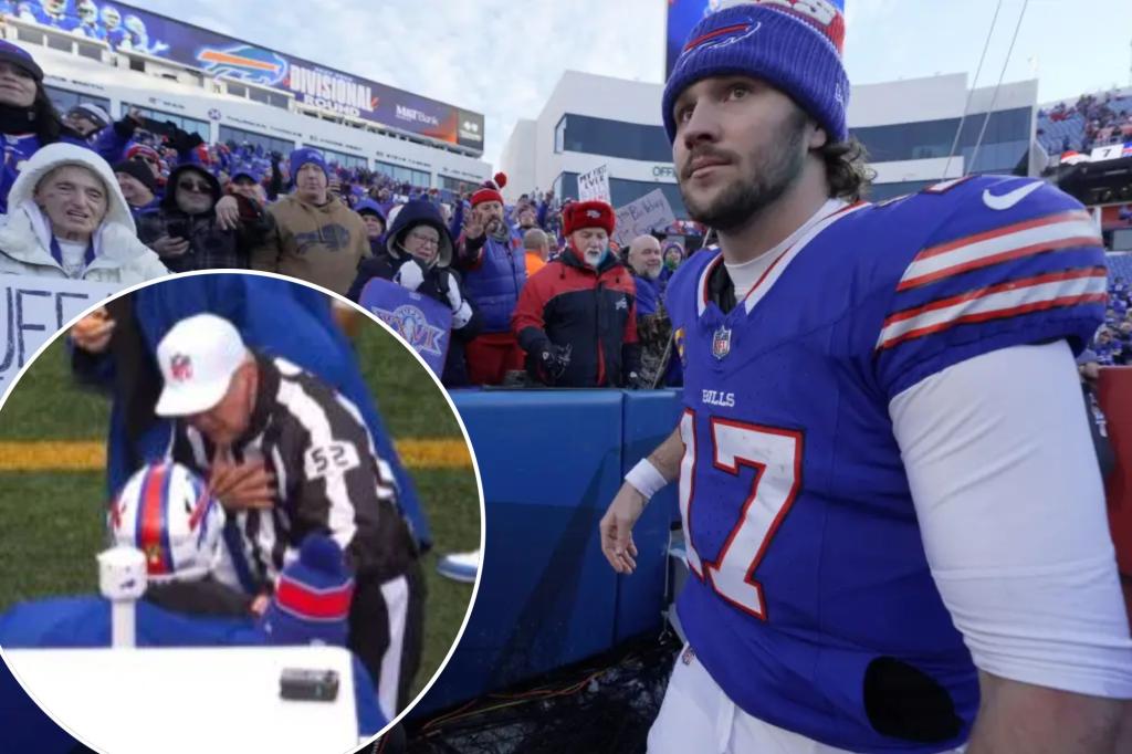 Viral Josh Allen-referee interaction wasn’t what it looked like