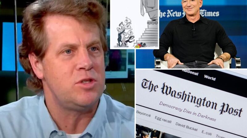 Washington Post media critic blasts his own paper for keeping mum over spiking anti-Bezos cartoon