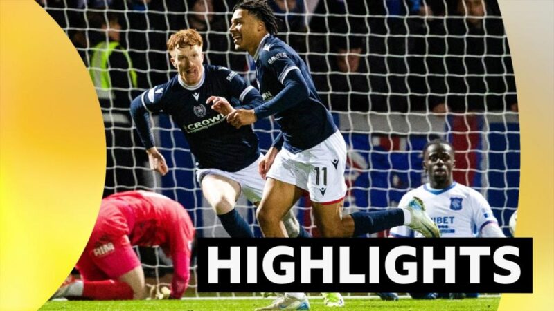 Watch highlights as Dundee hold struggling Rangers