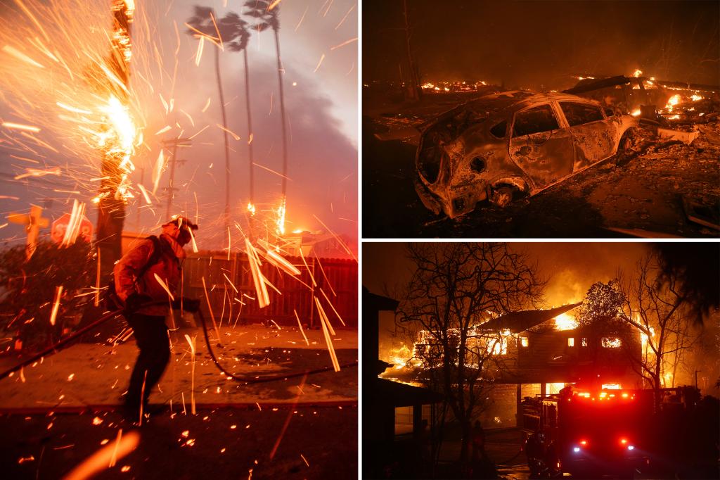 Palisades fire live updates: Los Angeles firefighters are running out of water as they battle growing wildfires: report