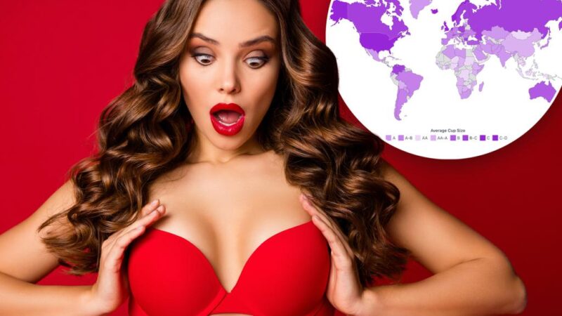 World’s biggest breast sizes by country revealed