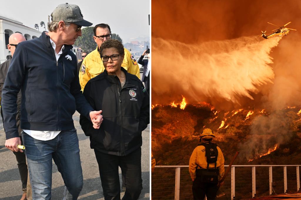 LA Mayor Karen Bass handed out rich city contracts, forcing drastic cuts to fire department months before deadly wildfires: records